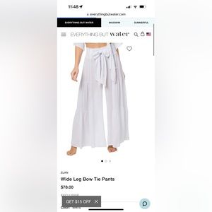 Everything but water coverup pants!